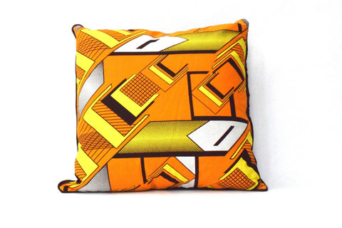 African Wax Print Pillow