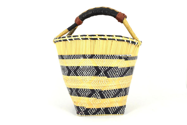 Small Dogon Pail Basket Purple Multi