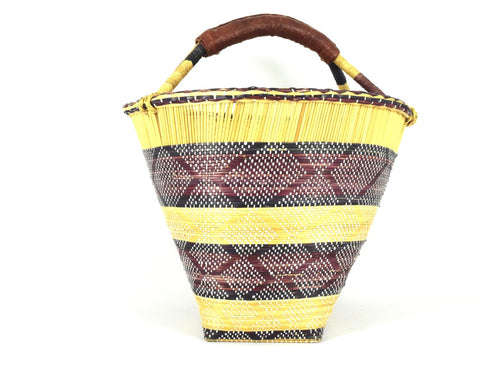 Dogon Pail Basket Large Purple Multi