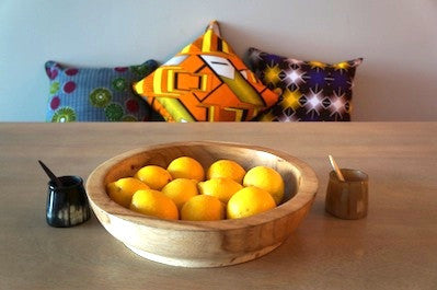 Starburst Wax Print Pillow