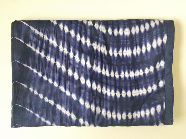Hand Dyed Resist Wholecloth Quilt