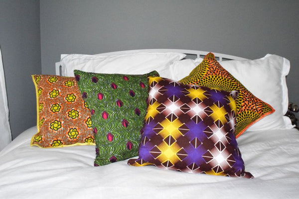 Starburst Wax Print Pillow