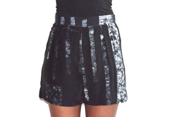 SALE Parva Shorts - B & W Parallel