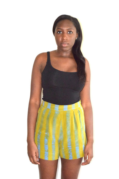 SALE Parva Shorts - LAWN STRIPE